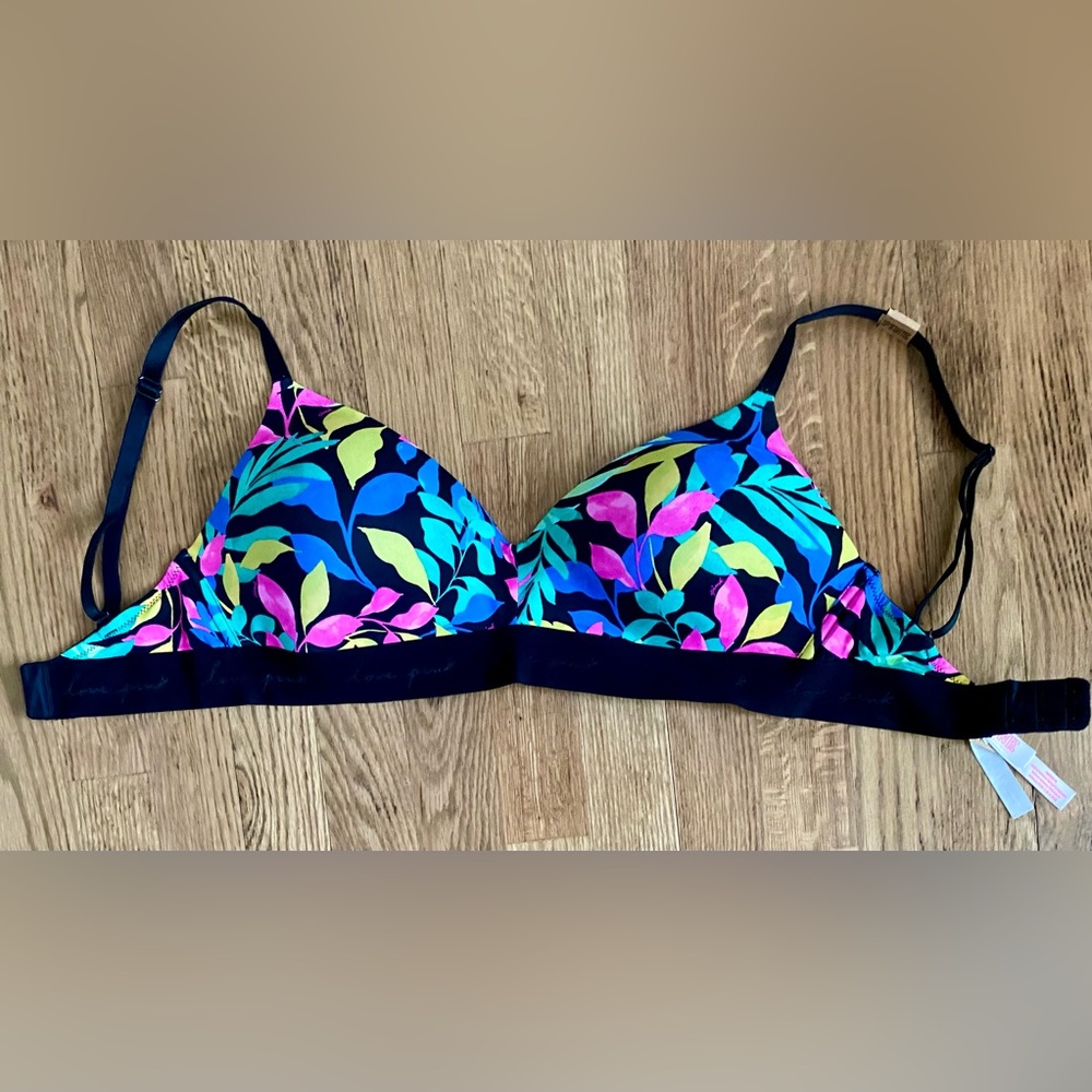 NEW VICTORIA’S SECRET PINK COLORFUL SPORT BRA